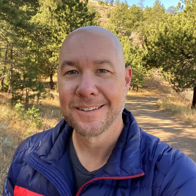 Derek Balmer in the Colorado foothills